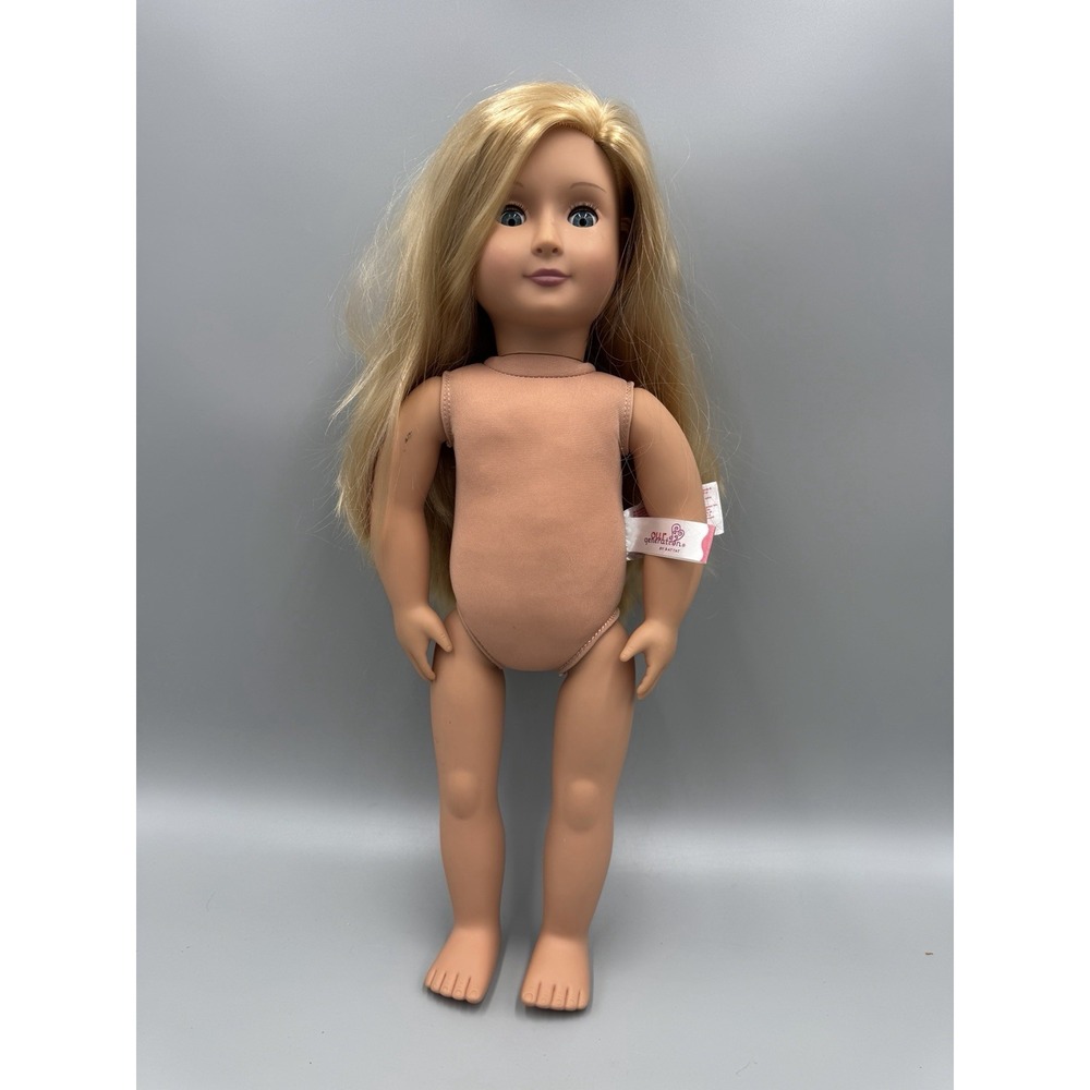 Our Generation Battat Doll Honey Blonde Hair Blue Eyes 17 Inch
